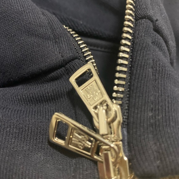 Moncler Blue Zipped Hoodie - Picture 4 of 5